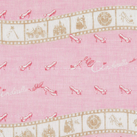 白雪友禅ふきん / シンデレラ / フェアリーピンク
