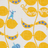 白雪友禅ふきん / ジャックと豆の木 / イエロー
