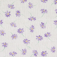 白雪友禅ふきん / 秋桜 / パープル
