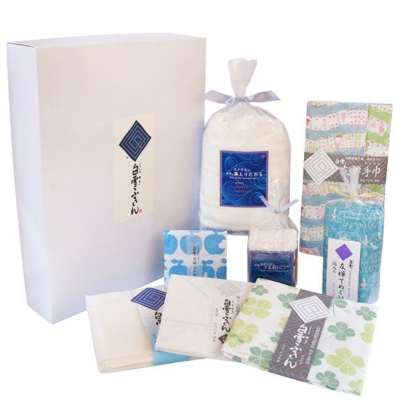 白雪スクワラン湯上りたおる2枚セット（ブルー・ピンク） | 白雪ふきん