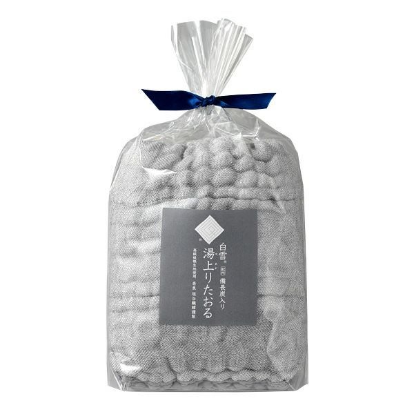 白雪備長炭入り湯上りたおる | 白雪ふきんオンラインショップ
