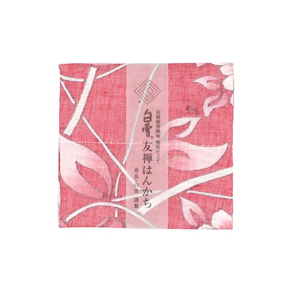 白雪友禅はんかち / 琉球紅型 / 黄金色 | 白雪ふきんオンラインショップ