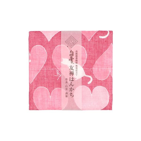 白雪友禅はんかち / ねこ / チェリー | 白雪ふきんオンラインショップ