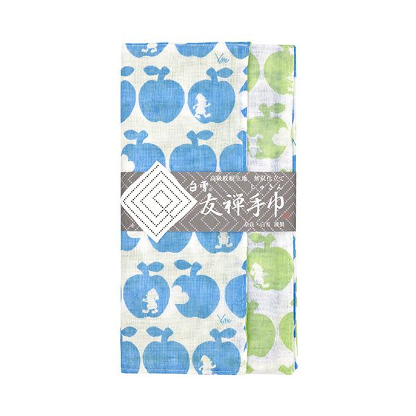 白雪友禅手巾 / ジャックと豆の木 / イエロー + グリーン | 白雪ふきん