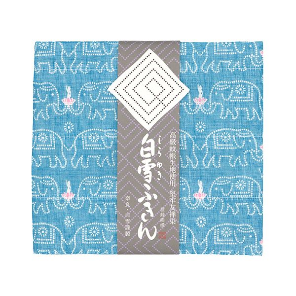 白雪友禅ふきん / ブッダ / ナイルブルー | 白雪ふきんオンラインショップ