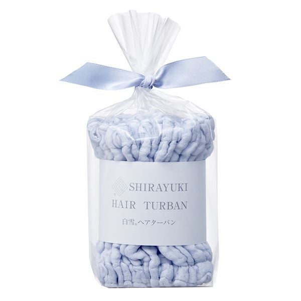 白雪ヘアターバン /いろむじ /ブルー | 白雪ふきんオンラインショップ