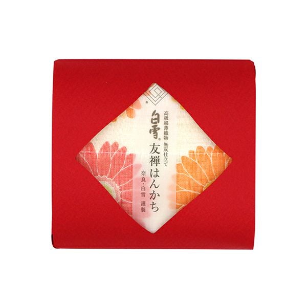 はんかち用ギフトパッケージ/1枚用（赤） | 白雪ふきんオンラインショップ