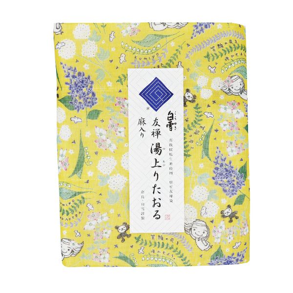 白雪友禅湯上りたおる / 笑顔の花 | 白雪ふきんオンラインショップ